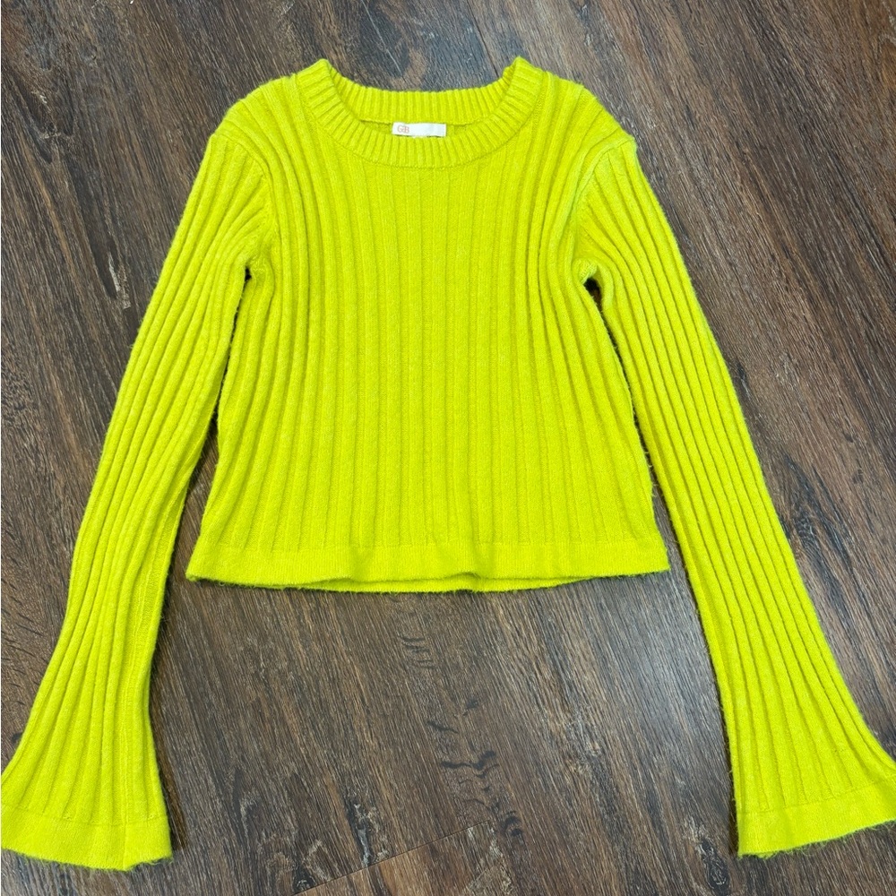Neon Ribbed Sweater